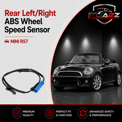 Rear Left/Right ABS Wheel Speed Sensor 34526756385 Compatible With MINI R57