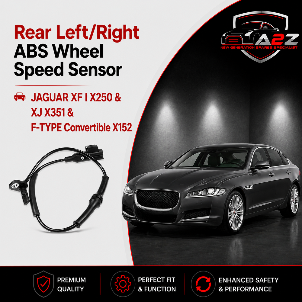 Rear Left/Right ABS Wheel Speed Sensor C2P15770 Compatible With JAGUAR XF I X250 & XJ X351 & F-TYPE Convertible X152