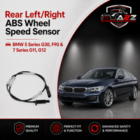 Rear Left/Right ABS Wheel Speed Sensor 34526859584 34526874638 Compatible With BMW 5 Series G30, F90 & 7 Series G11, G12