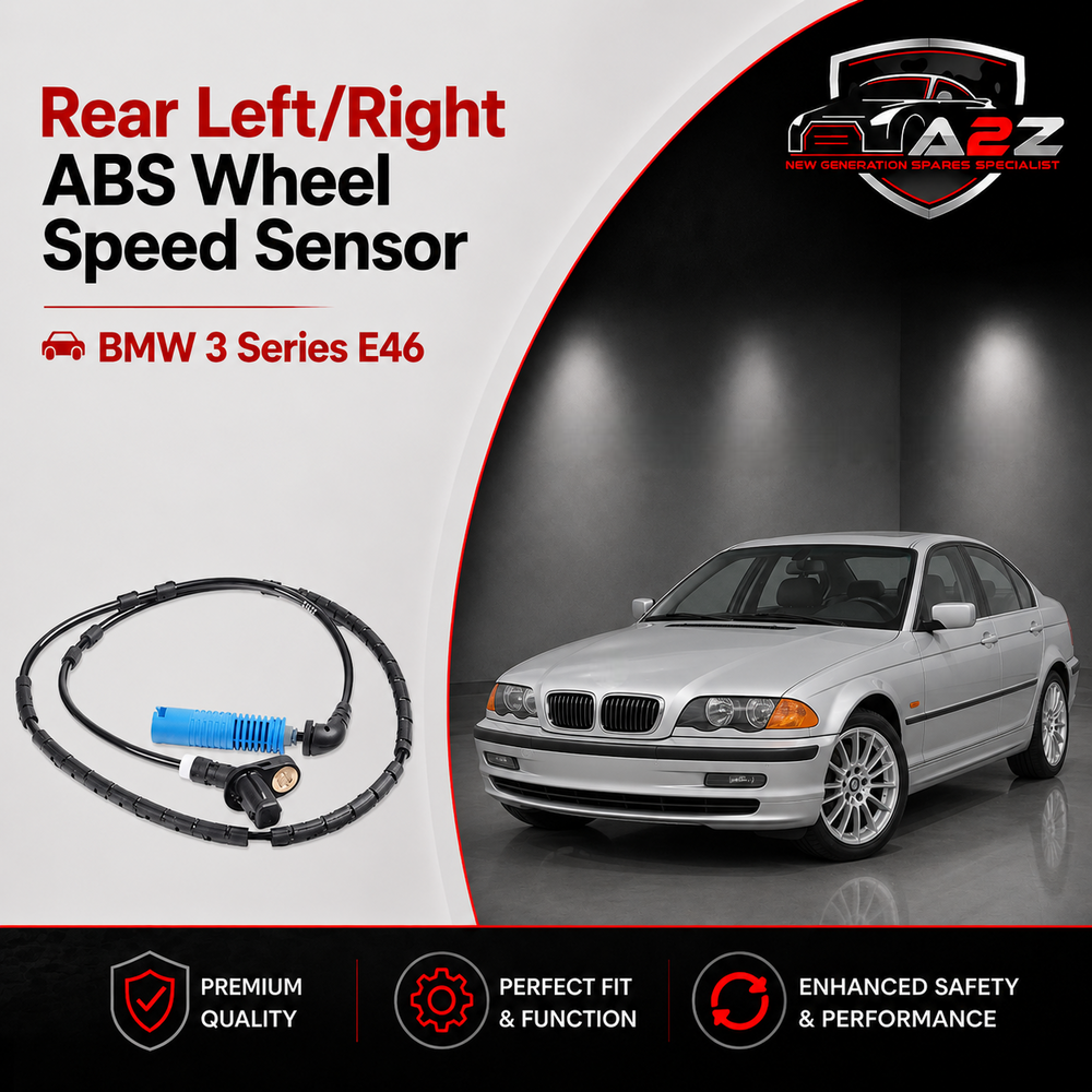 Rear Left/Right ABS Wheel Speed Sensor 34526752683 Compatible With BMW 3 Series E46