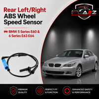 Rear Left/Right ABS Wheel Speed Sensor 34526760046 34526771703 Compatible With BMW 5 Series E60 & 6 Series E63 E64