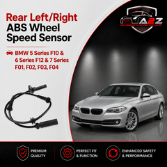 Rear Left/Right ABS Wheel Speed Sensor 34526784901 Compatible With BMW 5 Series F10 & 6 Series F12 & 7 Series F01, F02, F03, F04
