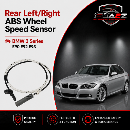 Rear Left/Right ABS Wheel Speed Sensor 34526762476 34526785022 34526870077 Compatible With BMW 3 Series E90 E92 E93