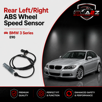 Rear Left/Right ABS Wheel Speed Sensor 34526762466  Compatible With BMW 3 Series E90