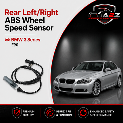 Rear Left/Right ABS Wheel Speed Sensor 34526762466  Compatible With BMW 3 Series E90