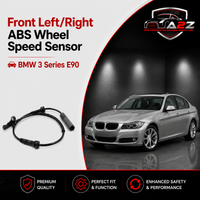Front Left/Right ABS Wheel Speed Sensor 34526762465 Compatible With BMW 3 Series E90