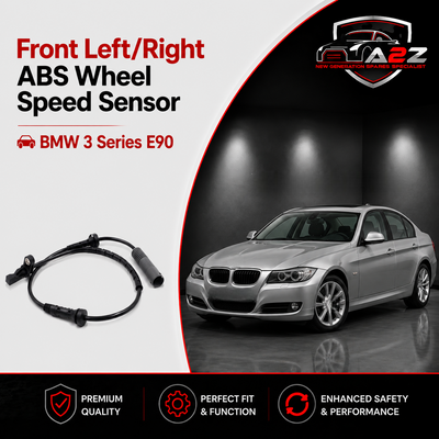 Front Left/Right ABS Wheel Speed Sensor 34526762465 Compatible With BMW 3 Series E90