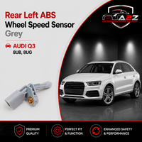 Rear Left ABS Wheel Speed Sensor Grey 1K0927807A WHT003859A WHT003859B 1K0927807 WHT003859 Compatible With AUDI Q3 8UB, 8UG