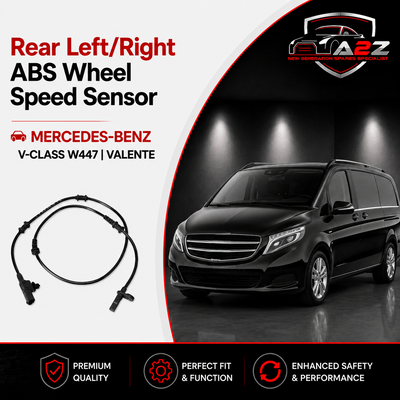 Rear Left/Right ABS Wheel Speed Sensor 4479050101 4479051503 4479056802 4479059501 A4479050101 A4479059501 A4479051503 A4479056802 Compatible With MERCEDES-BENZ V-CLASS W447 | VALENTE