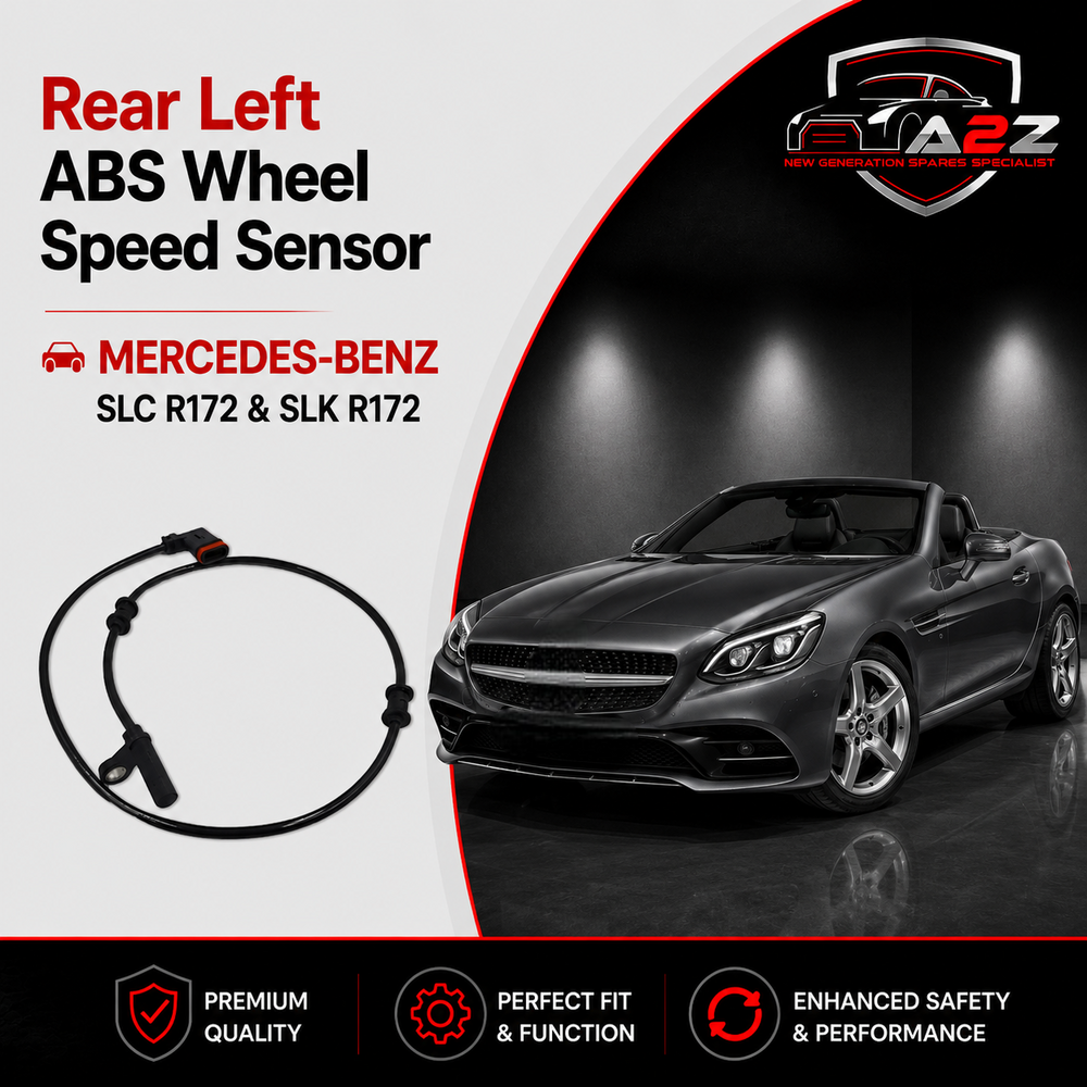 Rear Left ABS Wheel Speed Sensor 1725400617 A1725400617 Compatible With MERCEDES-BENZ SLC R172 & SLK R172