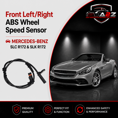 Front Left/Right ABS Wheel Speed Sensor 1725400017 1729056101 A1725400017 A1729056101 Compatible With MERCEDES-BENZ SLC R172  & SLK R172