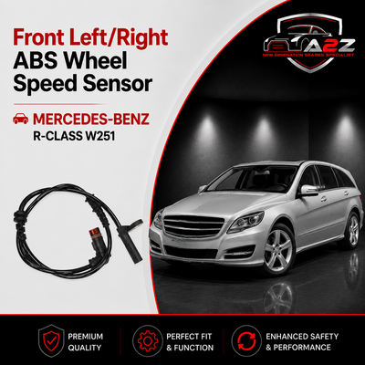 Front Left/Right ABS Wheel Speed Sensor A2515400817 A2514403737 A2514404937 A2514408013 A2515401117 A2519055700 A2545400817 Compatible With MERCEDES-BENZ R-CLASS W251