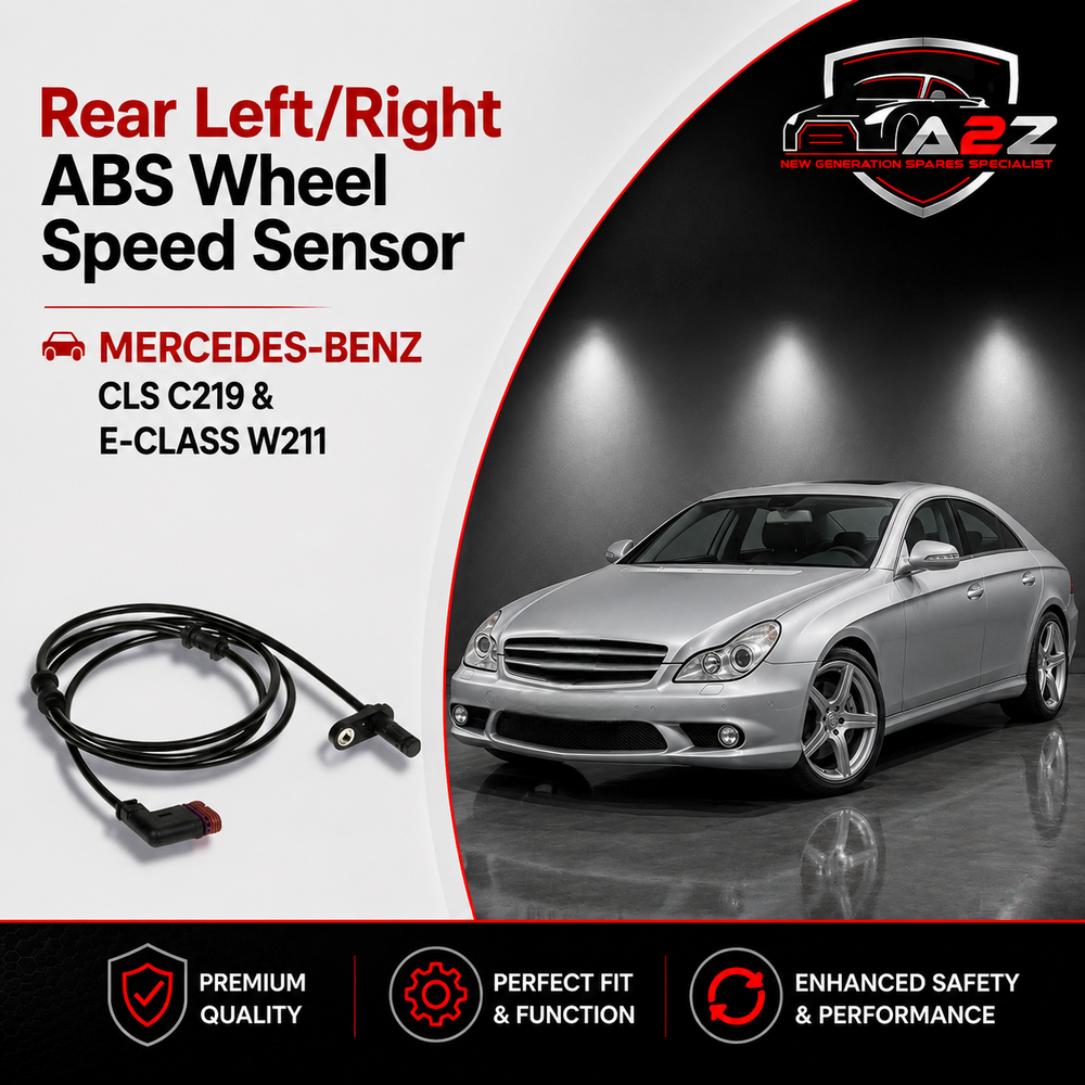 Rear Left/Right ABS Wheel Speed Sensor 2115401217 2115401917 2115402417 2115403017 Compatible With MERCEDES-BENZ CLS C219 & E-CLASS W211