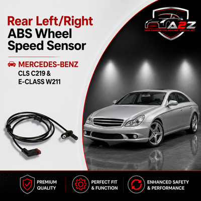 Rear Left/Right ABS Wheel Speed Sensor 2115401217 2115401917 2115402417 2115403017 Compatible With MERCEDES-BENZ CLS C219 & E-CLASS W211