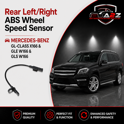 Rear Left/Right ABS Wheel Speed Sensor 1665400317 1669052701 1669054102 A1665400317 A1669052701 A1669054102 Compatible With MERCEDES-BENZ GL-CLASS X166 & GLE W166 & GLS W166