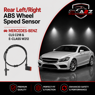 Rear Left/Right ABS Wheel Speed Sensor 2125402117 2129050400 A2125402117 A2129050400 Compatible With MERCEDES-BENZ CLS C218 & E-CLASS W212