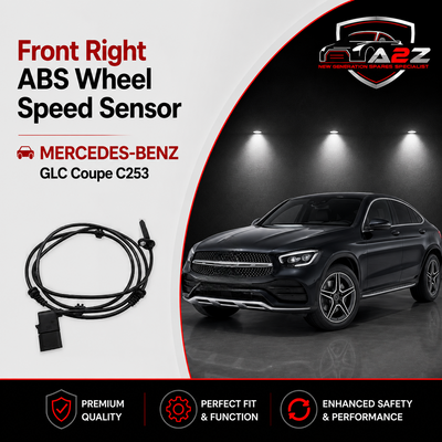 Front Right ABS Wheel Speed Sensor 2539053400 A2539053400 Compatible With MERCEDES-BENZ GLC Coupe C253