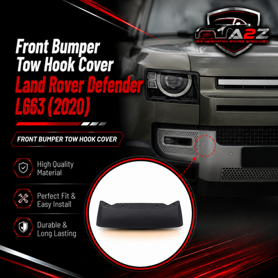 Front Bumper Tow Hook Cover LR132669 Compatible With Land Rover Defender L663 (2020)