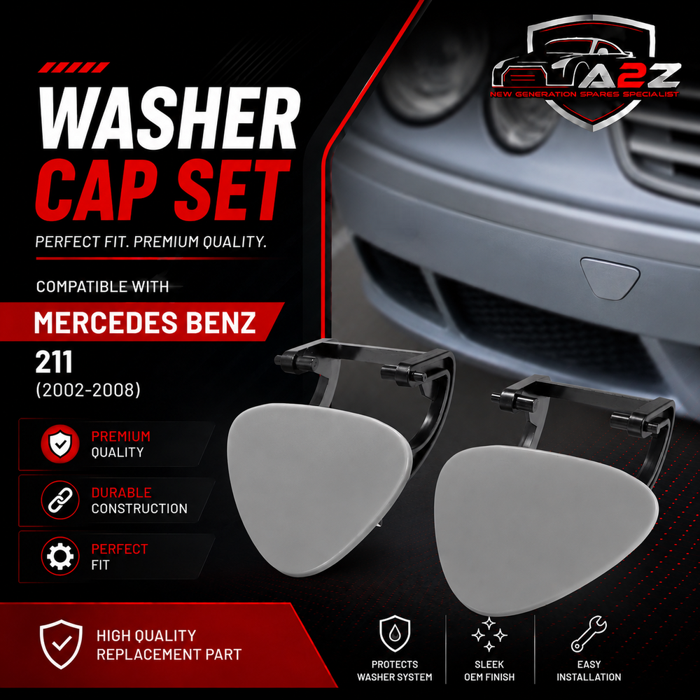 Washer Cap Set. 2118801805 = R.H, 2118801705 = L.H.Compatible With Mercedes Benz 211 (2002-2008) Tag 291