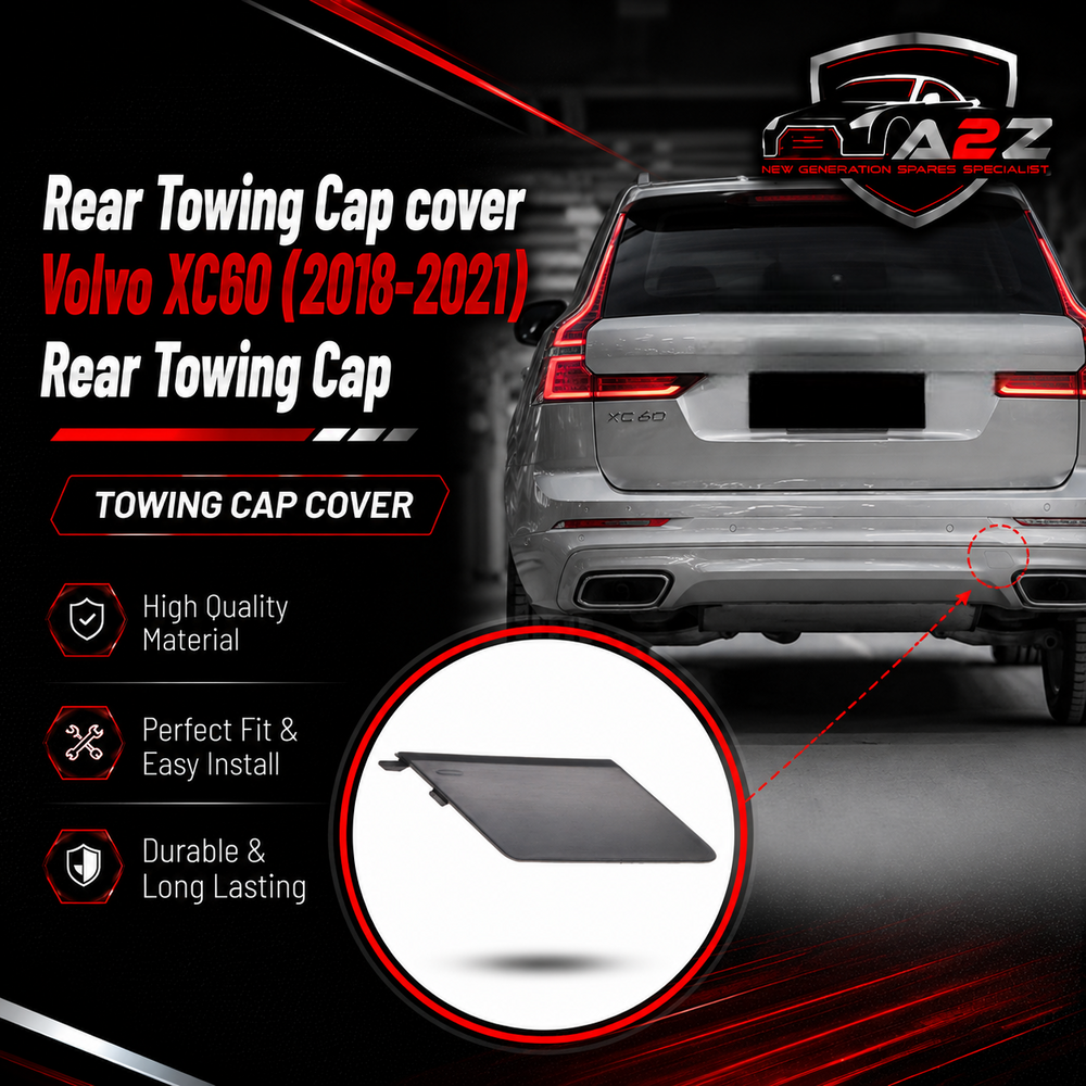 Rear Towing Cap (Black) 39849034 Compatible With Volvo XC60 (2018-21) Tag NO.657