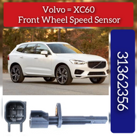 Front Left/Right ABS Wheel Speed Sensor 31362356 32279594 Compatible With VOLVO S90 II (234) & V90 II Estate (235) & XC60 II (246) & XC90 II (256)