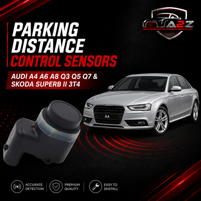 Parking Distance Control Sensors 4H0919275A Compatible With AUDI A4 A6 A8 Q3 Q5 Q7 &  SKODA SUPERB II 3T4 Tag-PS-18