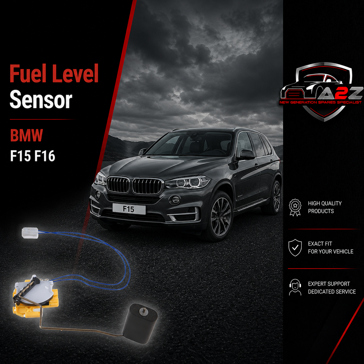 Fuel Level Sensor 16117421074 Compatible With BMW F15 F16