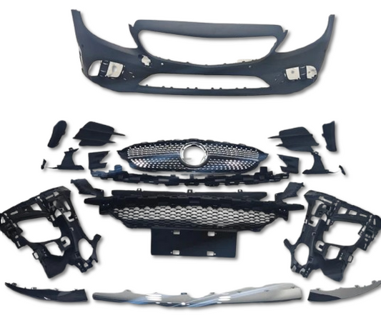 Front Bumper Kit 2058852305ZCDZW Compatible With MERCEDES W205 To W205 AMG {2015-2021} FBK.201