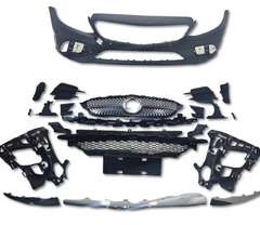 Front Bumper Kit 2058852305ZCDZW Compatible With MERCEDES W205 To W205 AMG {2015-2021} FBK.201