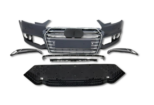 Front Bumper Kit Compatible With Audi A4 To S4 {2017-2019} FBK.4