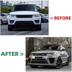 A To Z Compatible With Range Land Rover RR Sport L494 2014-2017 Upgrade Facelift Convert To 2018-2022 Svr Style Bodykit Bumper Headlight Taillight CC-5866 (Shipping Cost Not Included In Price)