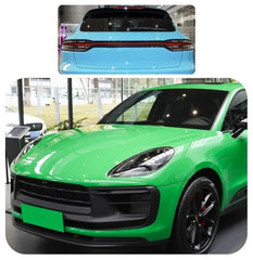 A To Z Compatible With Porsche Macan (2014-2017) 95b 95b.195 Β.2 Upgrade Facelift Convert To 2024 95b.3 Body Kit Bodykit Through Taillight Laser Headlight Plug And Play Hood Bumper Red CC-7955 (Shipping Cost Not Included In Price)