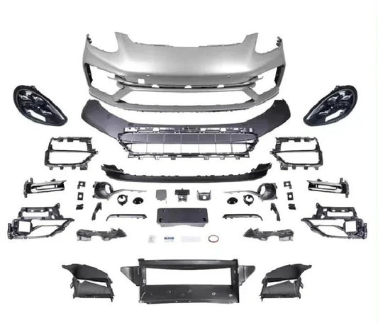 A To Z Compatible With Porsche Panamera 970 2009-2016 970.1970.2 Upgrade Facelift Convert To 2017 Turbo 7 Style Modified Bumper Headlights Bodykit Front CC-9832 (Shipping Cost Not Included In Price)
