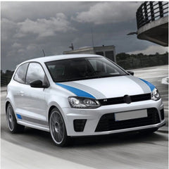 A To Z Compatible With Vw Volkswagen Polo 2010-2024 Upgrade Facelift Convert To R400 R Line Style Front Bumper Bodykit Fog Lamp Light Grill Mesh Front CC-7215 (Shipping Cost Not Included In Price)