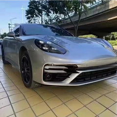 A To Z Compatible With Porsche Panamera 970 2009-2016 970.1970.2 Upgrade Facelift Convert To 2017 Turbo 7 Style Modified Bumper Headlights Bodykit Front CC-9832 (Shipping Cost Not Included In Price)