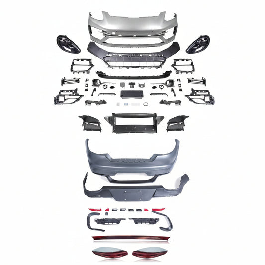A To Z Compatible With Porsche Panamera 970 (2009-2016) 970.1970.2 Upgrade Facelift Convert To 2017 Turbo 7 Style Modified Bumper Headlights Taillight Bodykit Set CC-9834 (Shipping Cost Not Included In Price)