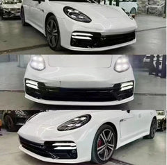 A To Z Compatible With Porsche Panamera 970 (2009-2016) 970.1970.2 Upgrade Facelift Convert To 2017 Turbo 7 Style Modified Bumper Headlights Taillight Bodykit Set CC-9834 (Shipping Cost Not Included In Price)
