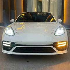 A To Z Compatible With Porsche Panamera 970 (2009-2016) 970.1970.2 Upgrade Facelift Convert To 2017 Turbo 7 Style Modified Bumper Headlights Taillight Bodykit Set CC-9834 (Shipping Cost Not Included In Price)