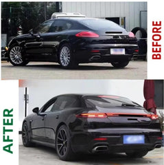 A To Z Compatible With Porsche Panamera 970 (2009-2016) 970.1970.2 Upgrade Facelift Convert To 2017 Turbo 7 Style Modified Bumper Headlights Taillight Bodykit Set CC-9834 (Shipping Cost Not Included In Price)