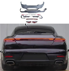 A To Z Compatible With Porsche Panamera 970 2009-2016 970.1970.2 Upgrade Facelift Convert To 2017 Turbo S Style Modified Bumper Taillight Bodykit Rear CC-9833 (Shipping Cost Not Included In Price)