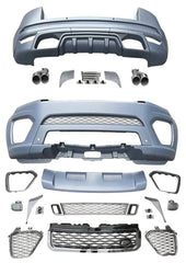 A To Z Compatible With Land Range Rover Rr Evoque 2010-2015 Upgrade Facelift Conver To 2017 Evoque Sva Bodykit Bumper Side Skirts Grill CC-9827 (Shipping Cost Not Included In Price)