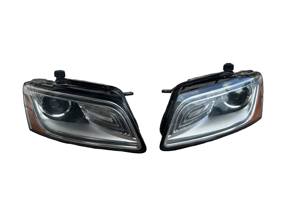 Complete Headlight Assy Set Right 8R0941006B & Left 8R0941005B Both Side (11 Pin) Compatible With AUDI Q5 8R (2013-2017) Tag No.155