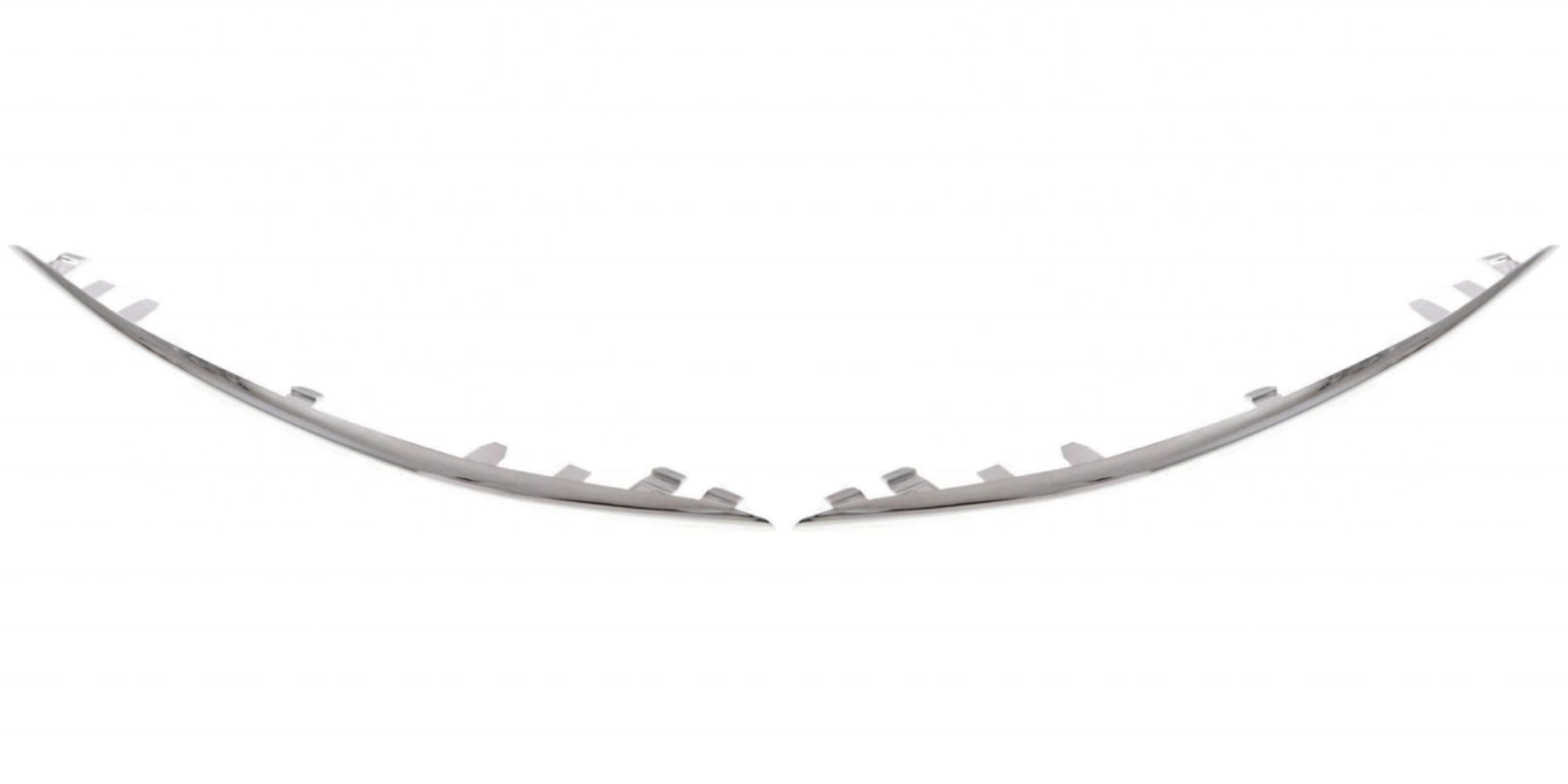 Front Left Bumper Chrome Left 2058851174 Right 2058851274 Compatible With Mercedes-Benz C-Class W205 (2015-2023) Tag No.273