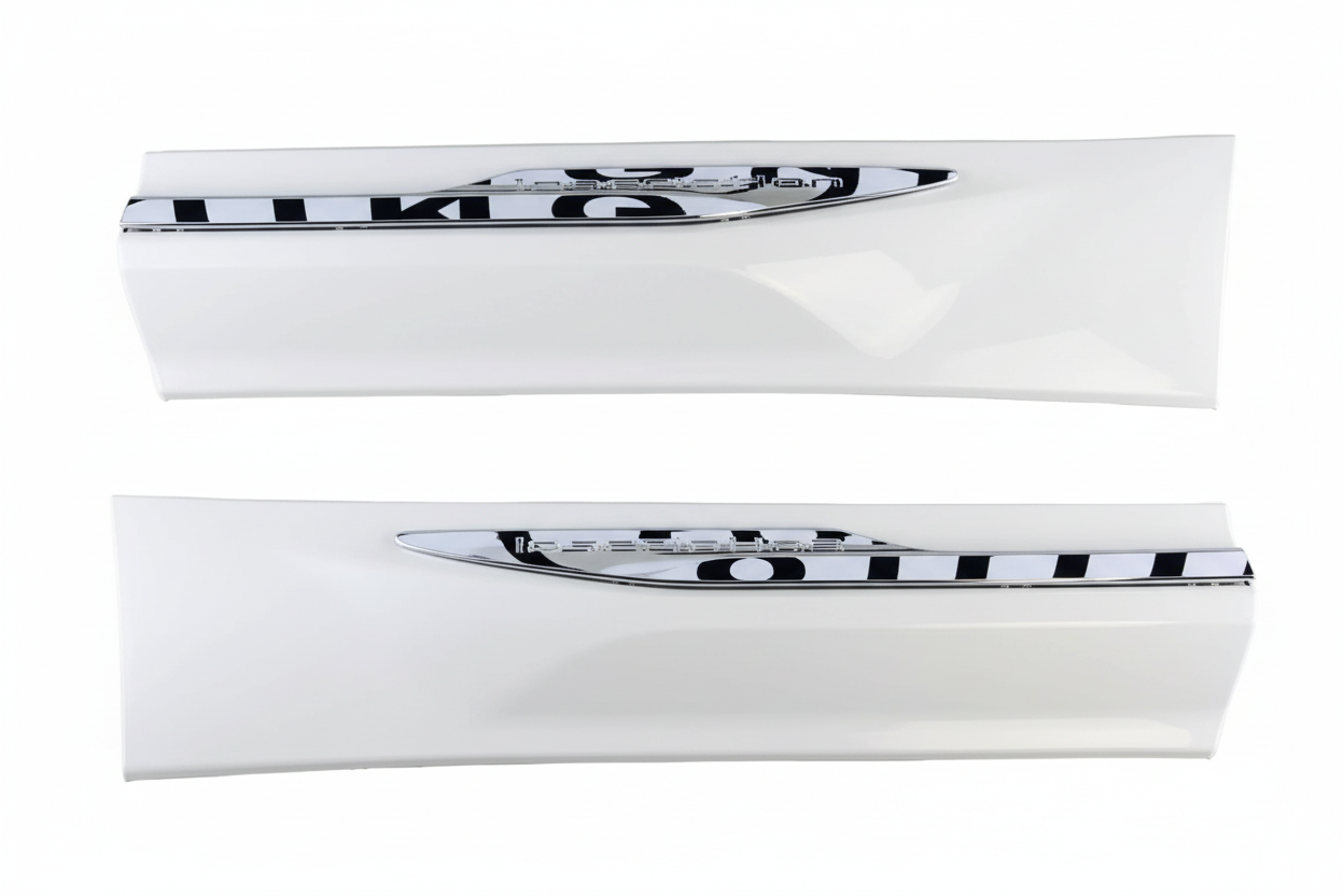 Rear Door Lower Panel With Chrome (Set) Left 39794921 & Right 39794951 Compatible With Volvo XC60 (2018-21)