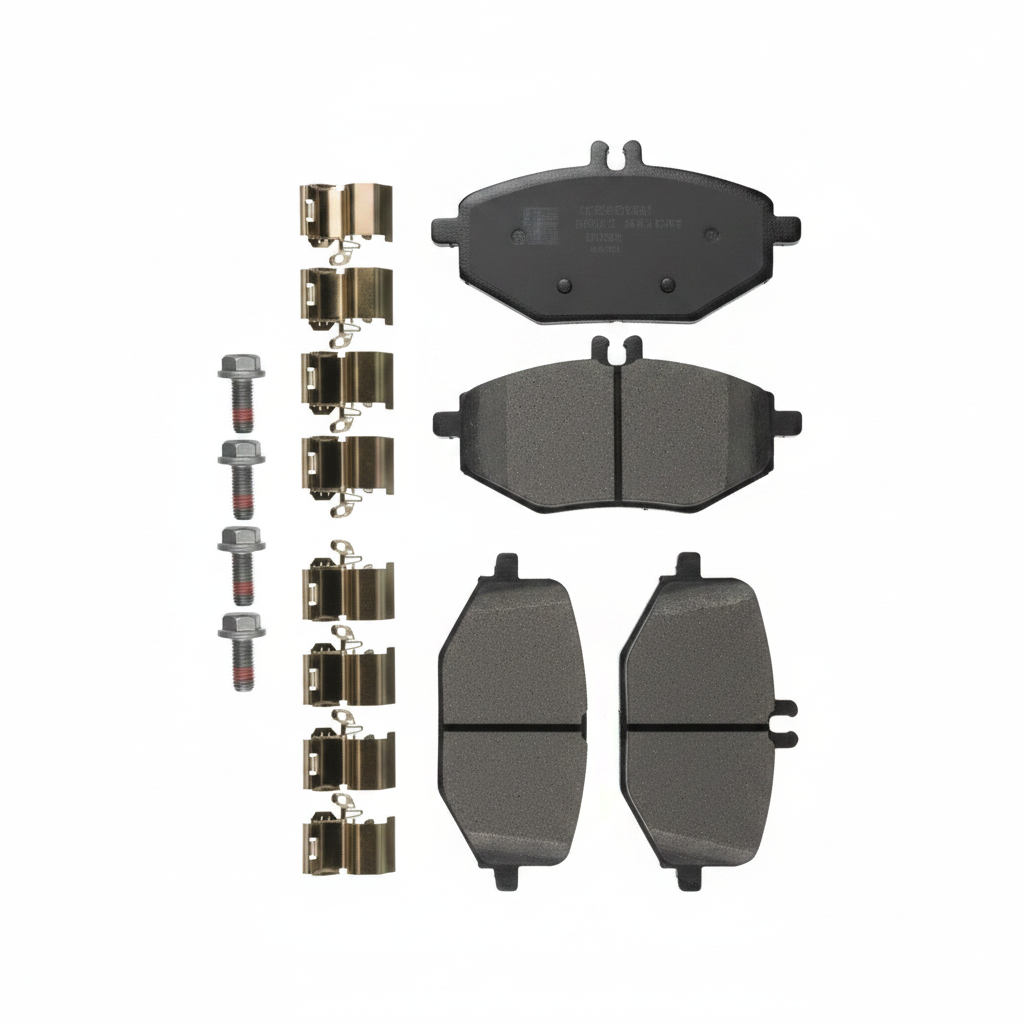 Rear Brake Pad Set 0004207303 Compatible With Mercedes Benz W206