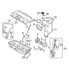 Oil Filter Housing Cap 30677911 Compatible With VOLVO S60 & S80 & XC60
