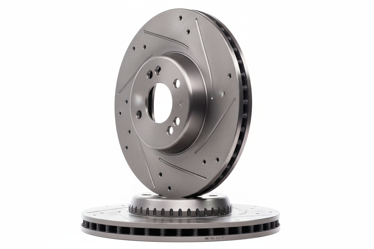 Front Brake Disc Set 2224200272 Compatible With Mercedes Benz W222 W217