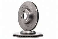 Front Brake Disc Set 2224200272 Compatible With Mercedes Benz W222 W217