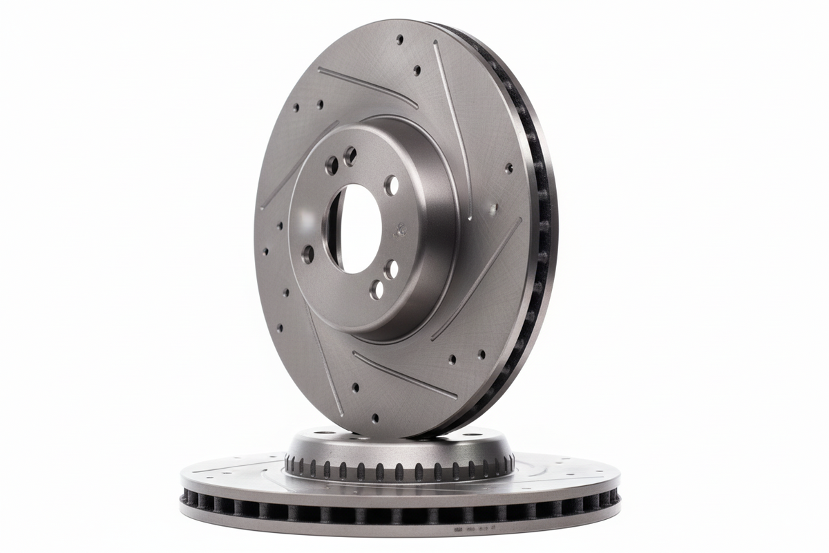 Front Brake Disc Set 2224200272 Compatible With Mercedes Benz W222 W217