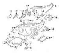Headlight Ballast Control Unit 63126937223 For BMW 5 Series E60 Tag-BL-28